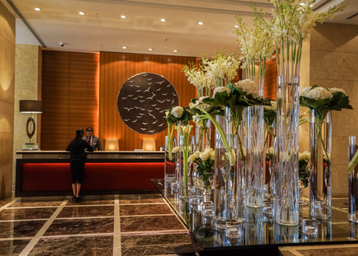 Commercial Acceleration hotel hospitality lobby