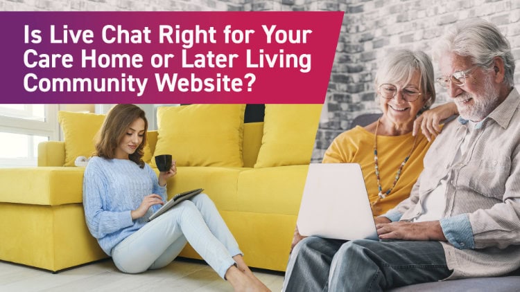 live chat for care homes and later living