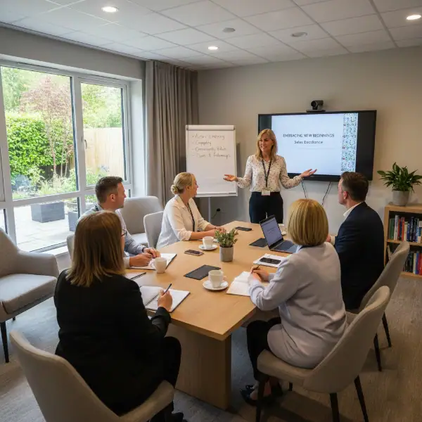 care home sales training room